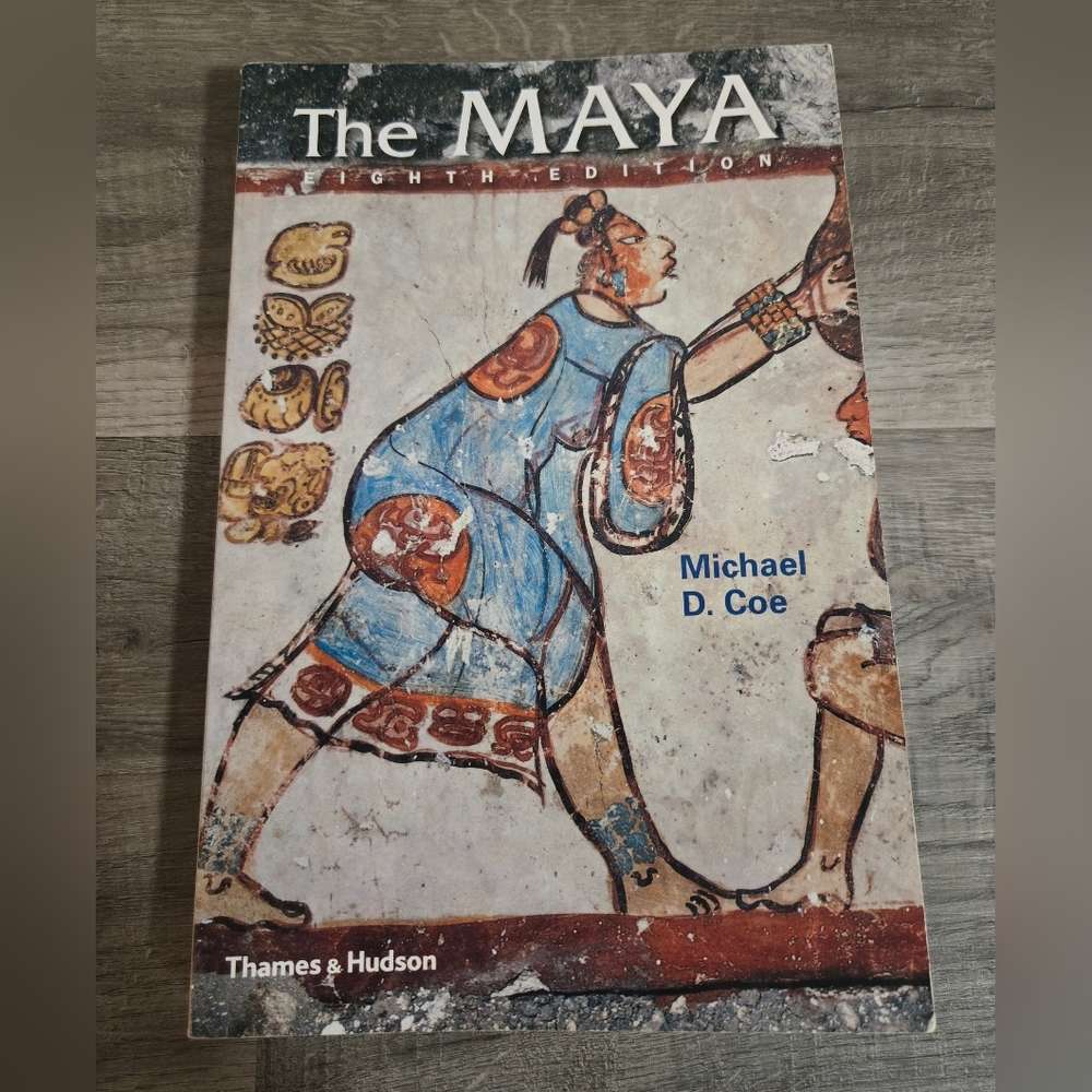 The Maya Eighth Edition Paperback Book By Michael D Coe Highlighted Areas Inside